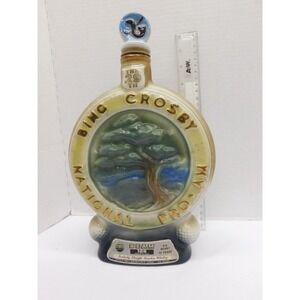 1970 Jim Beam Bing Crosby 29th National Pro-Am Golf Decanter Empty Regal China